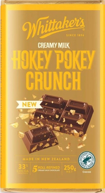 Whittaker's Creamy Milk Hokey Pokey Crunch 250g