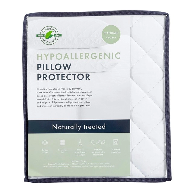 Hypoallergenic Pillow Protector by Greenfirst®