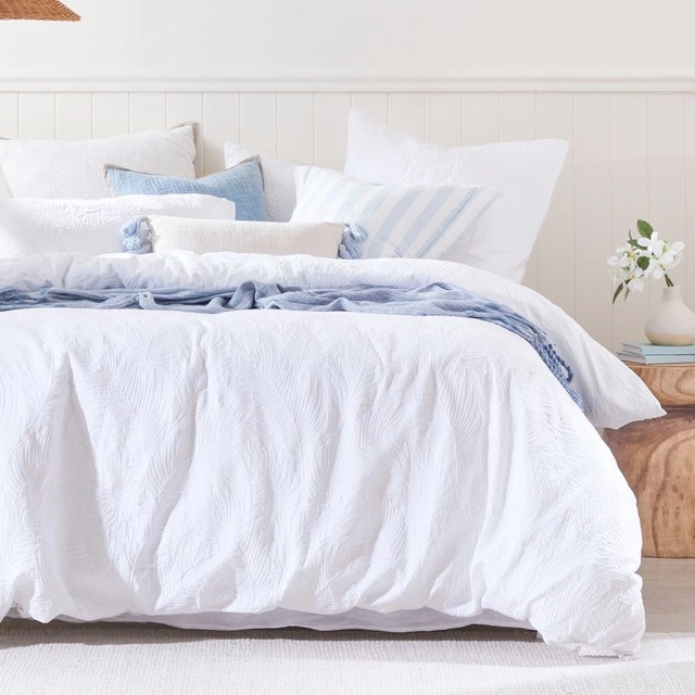 Laguna Palm Quilt Cover Set by Habitat