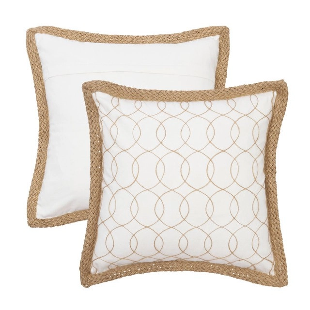 Little Cove Circular Jute Cushion by Habitat