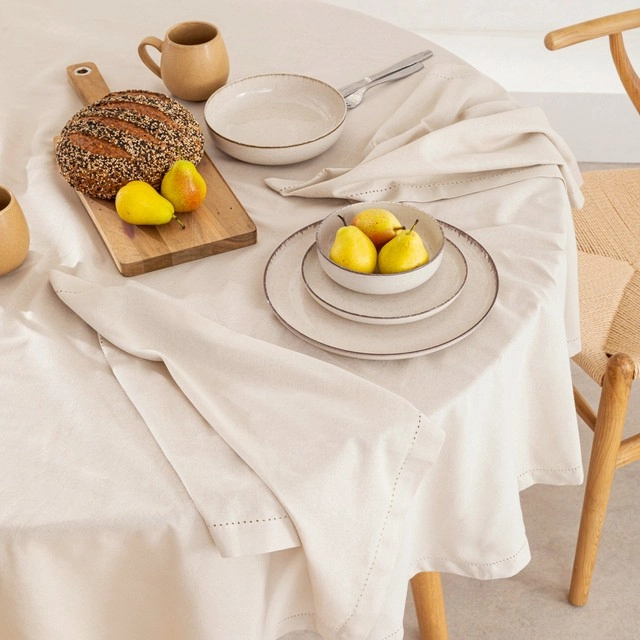 Pelham Natural Cotton Table Linen Range by Habitat