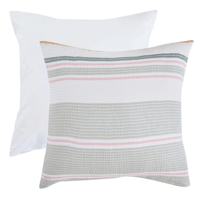 Rylan Stripe European Pillowcase by Habitat