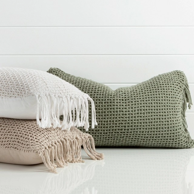 Calypso Knit Oblong Cushion by Habitat