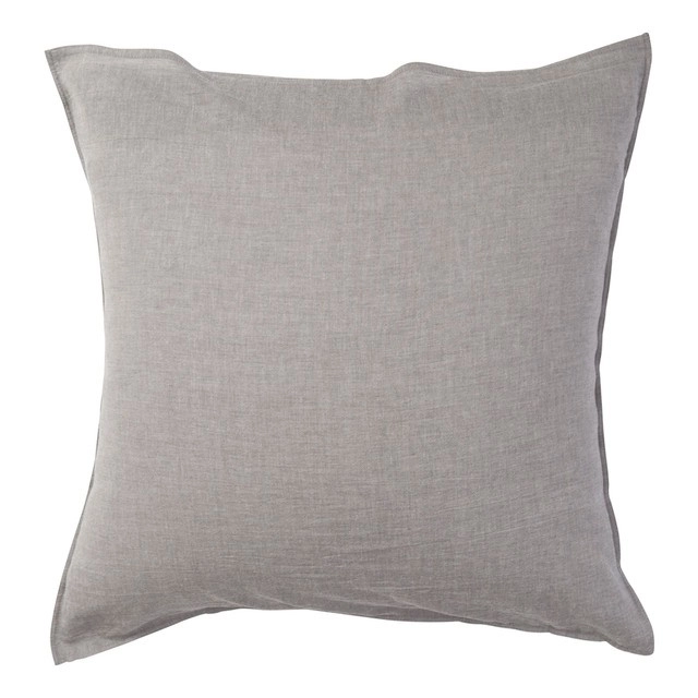 Java Charcoal Washed European Pillowcase by Habitat