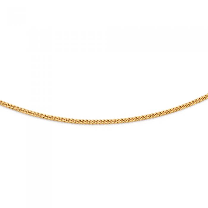 9ct Gold 50cm Solid Curb Chain