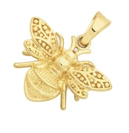 9ct Gold Bumble Bee Pendant