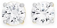 9ct Gold Cubic Zirconia Stud Earrings