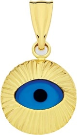 9ct Gold Evil Eye Pendant