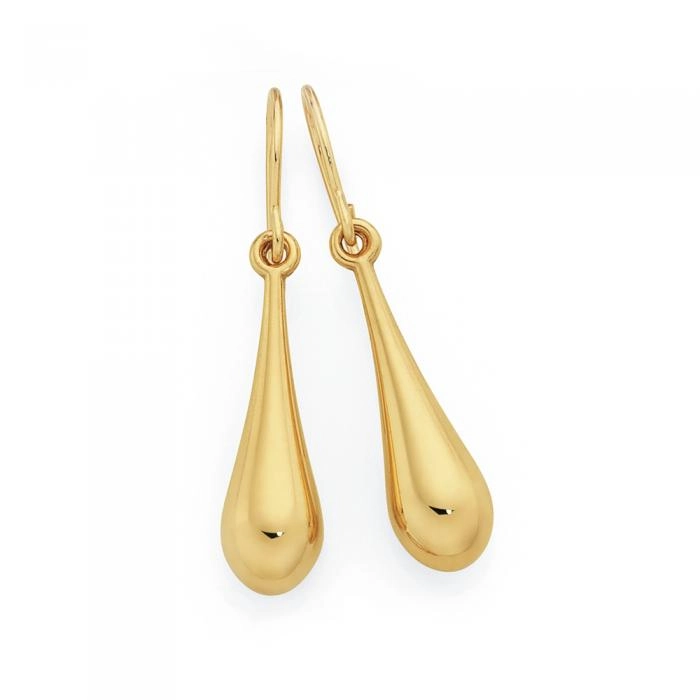 9ct Gold Mini Tear Drop Earrings