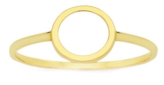 9ct Gold Open Circle Dress Ring