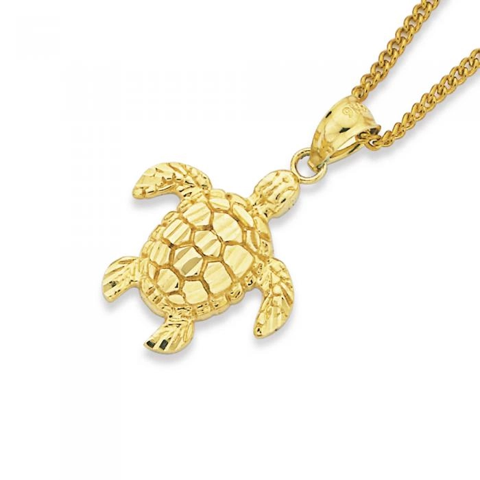 9ct Gold Turtle Pendant