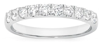 Alora 14ct White Gold 1/2 Carat TW Lab Grown Diamond Band