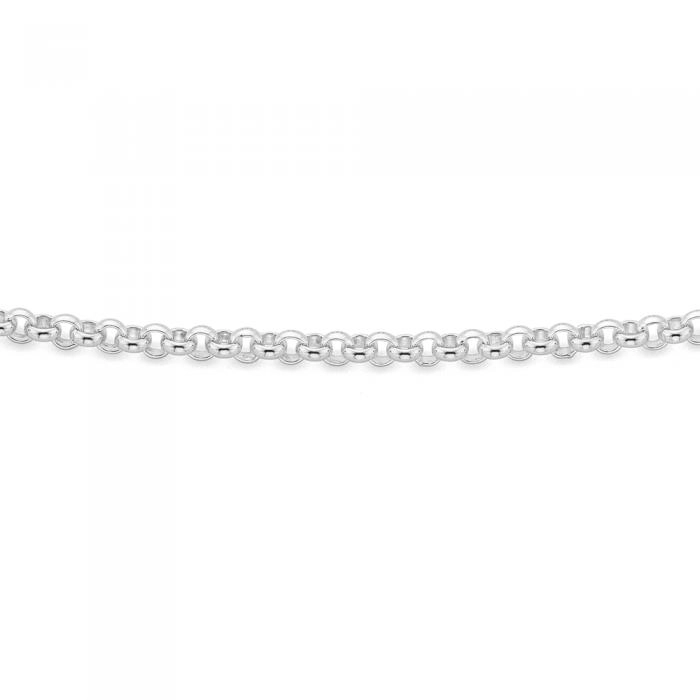 Sterling Silver 45cm Belcher Chain