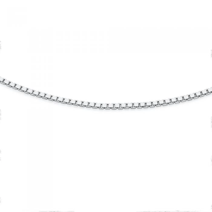 Sterling Silver 45cm Box Chain