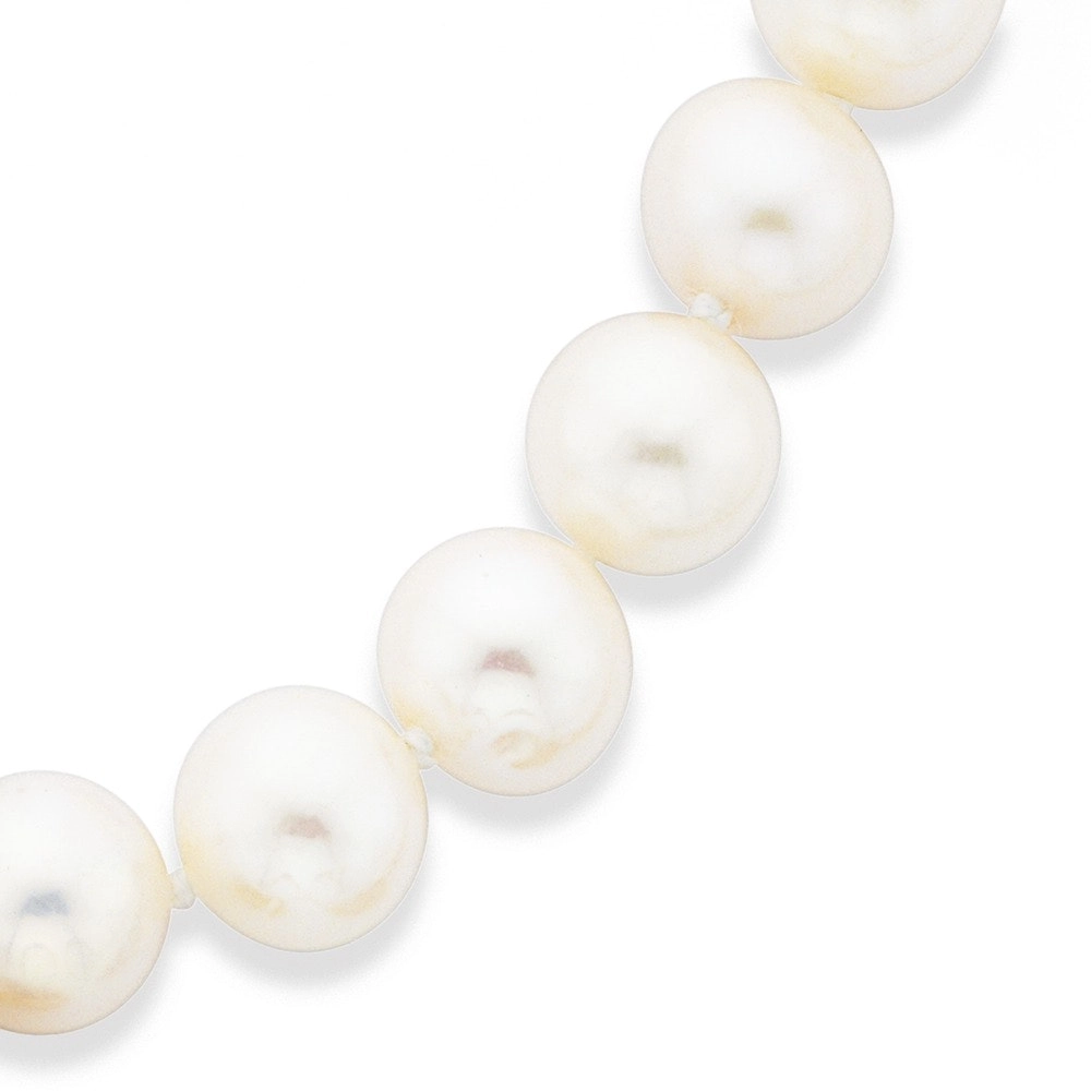 9ct Gold 45cm Cultured Fresh Water Pearl Necklace with Ball Clasp