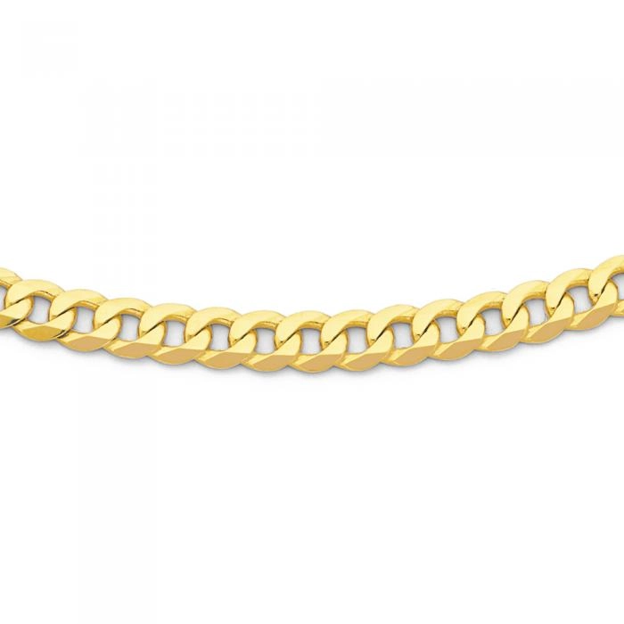 9ct Gold 70cm Solid Curb Chain