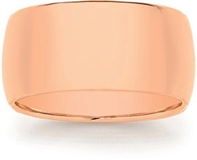 9ct Rose Gold Wide Ring