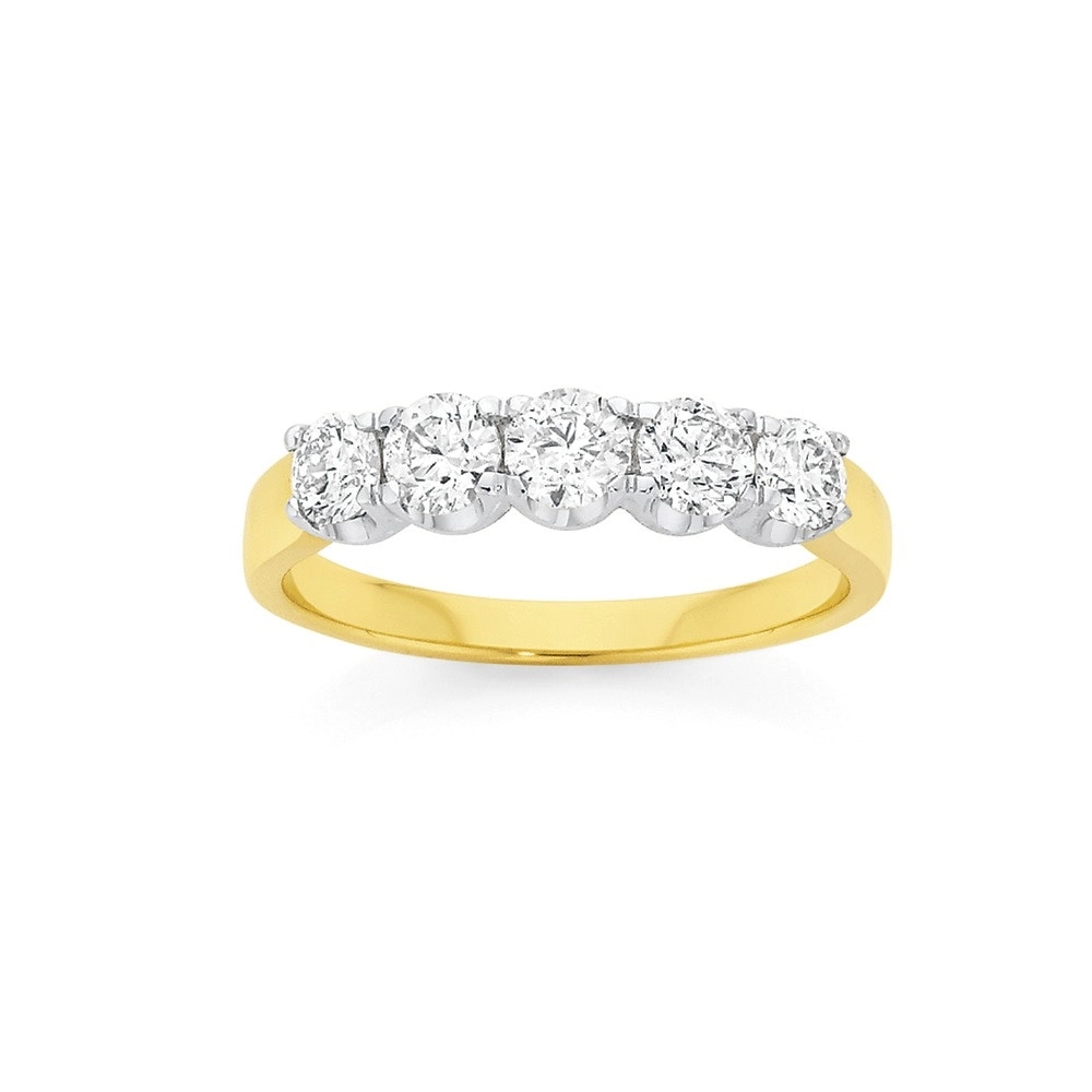 18ct Gold Diamond Anniversary Band