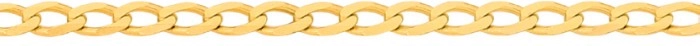 9ct Gold 50cm Solid Curb Chain