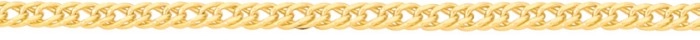 9ct Gold 50cm Solid Double Curb Chain