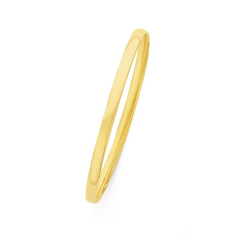 9ct Gold 65mm Solid Bangle