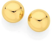 9ct Gold 6mm Ball Stud Earrings