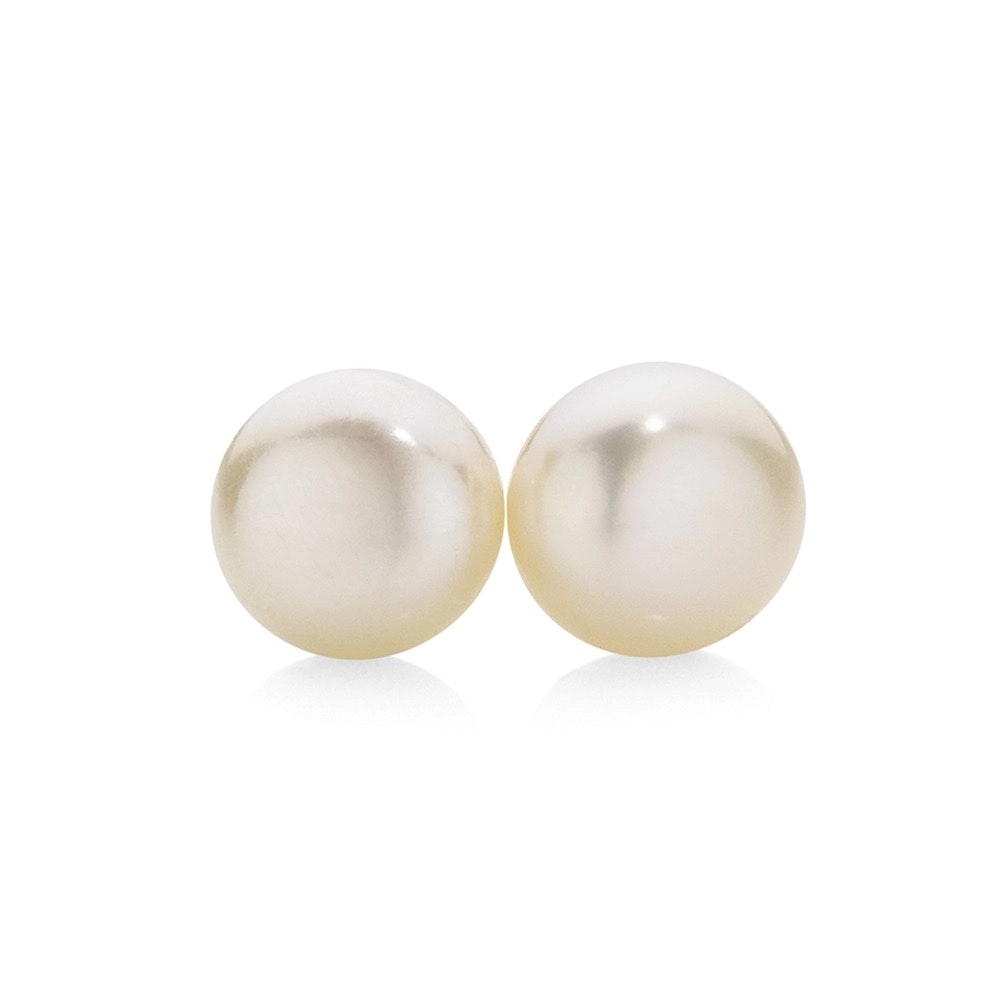 9ct Gold Cultured Fresh Water Pearl Stud Earrings