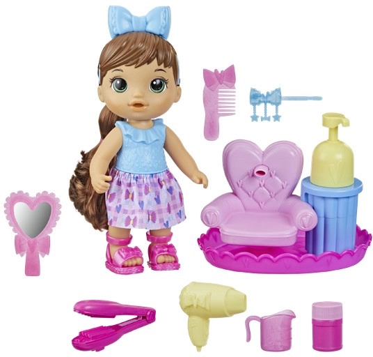 Baby Alive Sudsy Salon Brown Hair 30cm