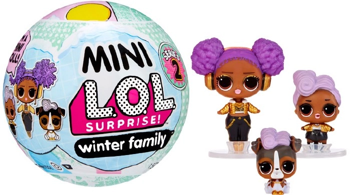 Mini L.O.L. Surprise! Winter Family Playset Collection with 8+ Surprises