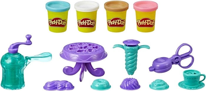 Play-Doh Delightful Donut Set with 4 Colours