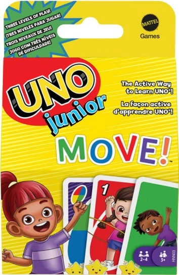 Uno Junior Move Family And Kids Card Game