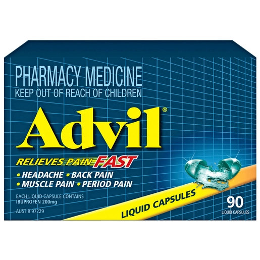 Advil Liquid Capsules 90 capsules