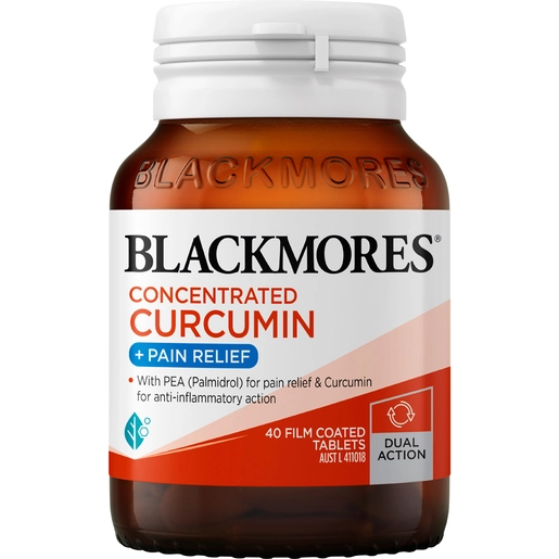 Blackmores Concentrated Curcumin + Pain Relief 40 tablets