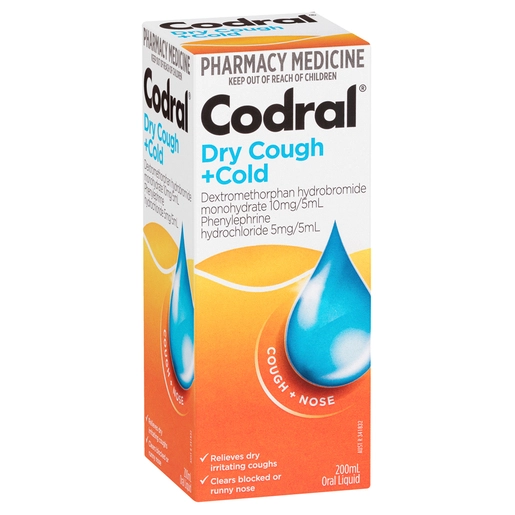 CODRAL® Dry Cough + Cold 200ml