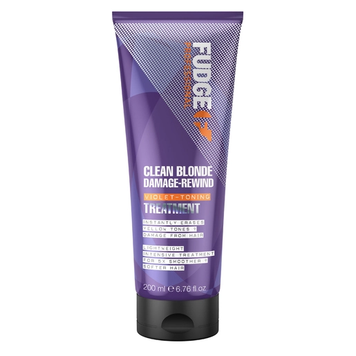 Fudge Clean Blonde Damage Rewind Violet Toning Treatment 200 ml