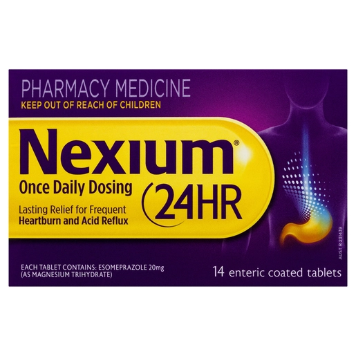 NEXIUM 24HR Once Daily Dosing 14 tablets