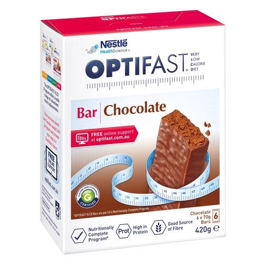 Optifast VLCD Bar Chocolate 6 x 70g