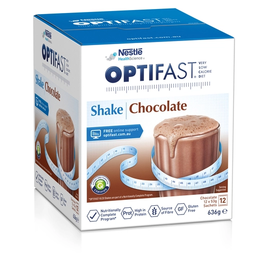 Optifast VLCD Shake Chocolate Flavour 12 pack