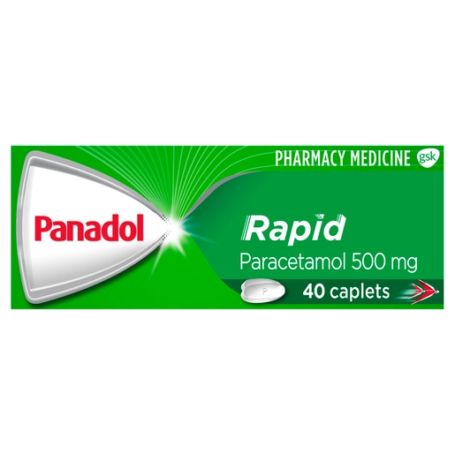 Panadol Rapid Paracetamol 500mg 40 caplets