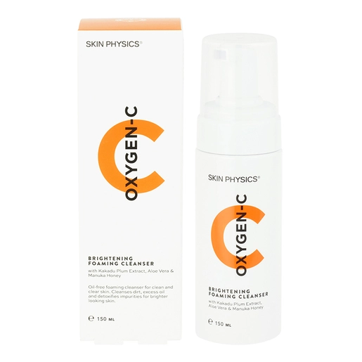 Skin Physics Oxygen-C Brightening Foaming Cleanser 150 ml