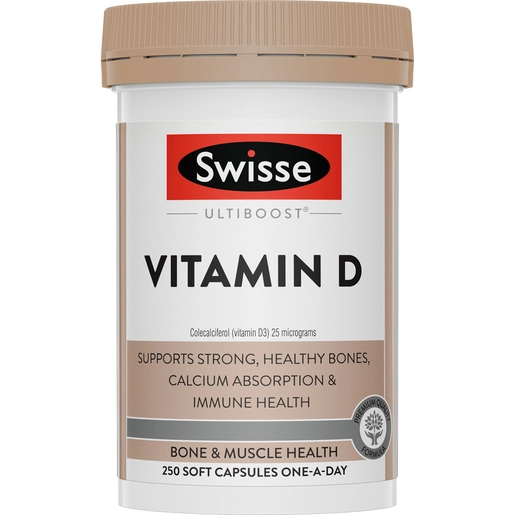 Swisse Ultiboost Vitamin D 250 capsules