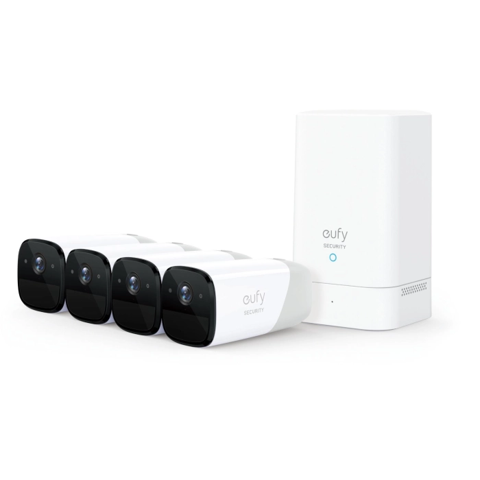 eufy Security Cam 2 Pro 2K Wireless Home Security System (4 Pack)