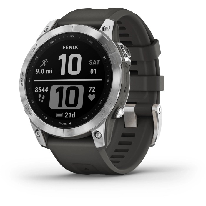 Garmin fenix® 7 Sports Watch (Silver/Graphite)