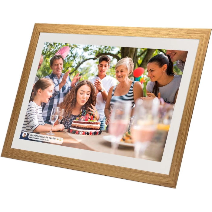 Jackson Frameo Smart Photo Frame 15.6" (White Oak)