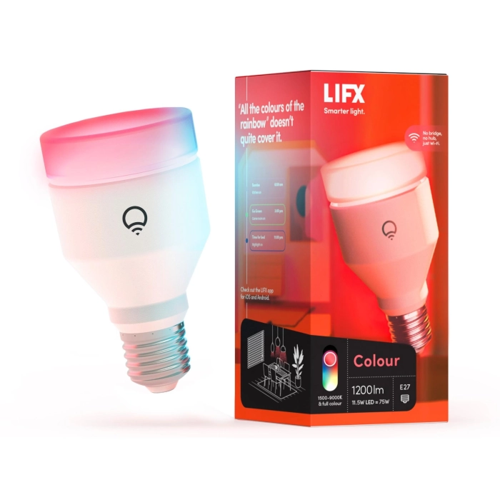 LIFX Colour A60 1200lm E27 Smart Bulb