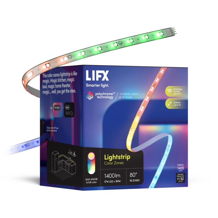 LIFX Lightstrip Colour Zones 2m Starter Kit