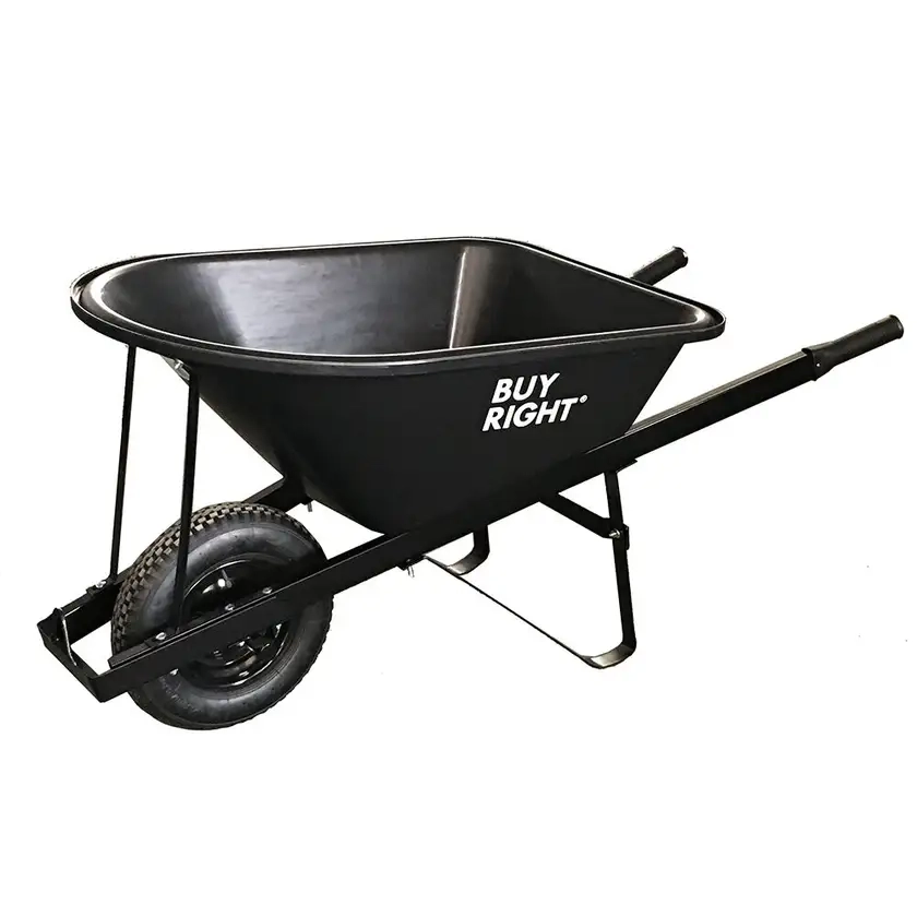 Buy Right® Poly Tray Wheelbarrow 100L