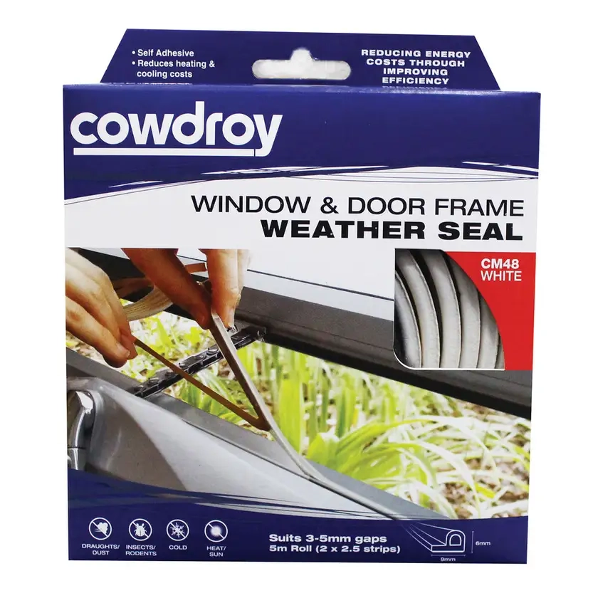 Cowdroy Window & Door Rubber Weather Seal