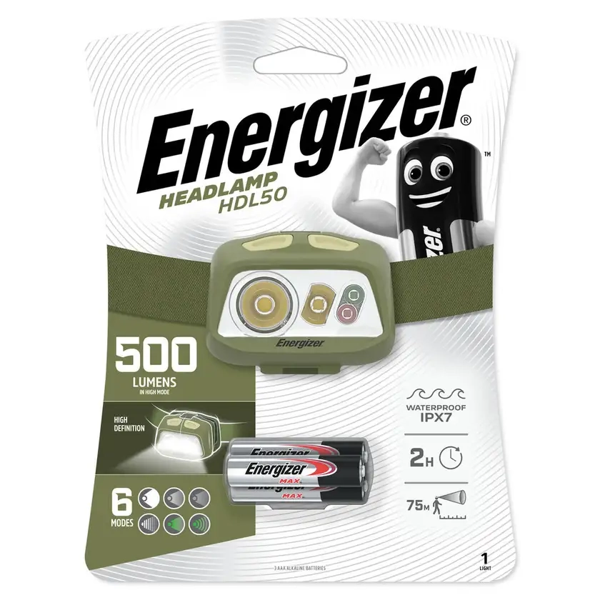 Energizer Vision Headlight - 500 Lumens