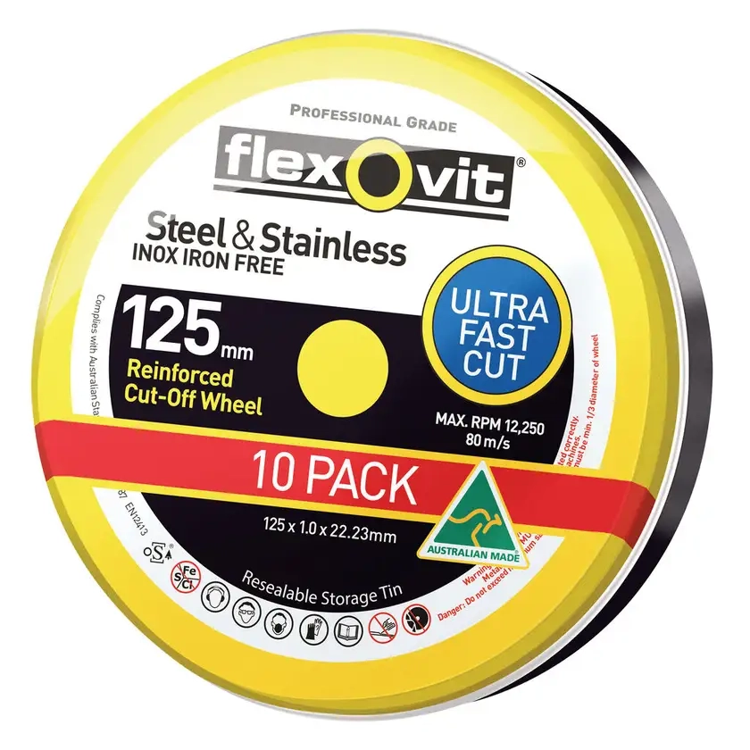 Flexovit 10Pk Inox Cutting Wheels